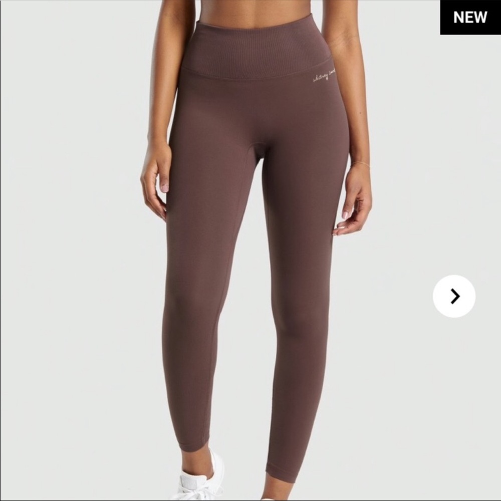 Whitney Simmons chocolate cherry leggings MEDIUM